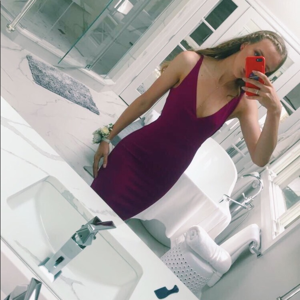 Magenta Long Lulus Dress